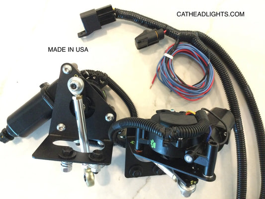 C3 Corvette 68-82 Electric headlight motor conversion kit 3 wire harness